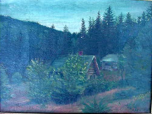 Norwegian Hut by Anna Lee